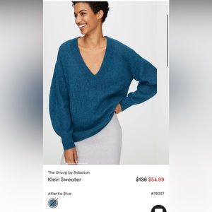 The Group Babaton Klein Oversized Alpaca Sweater